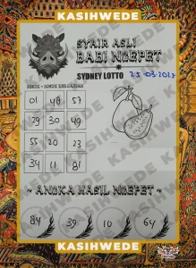 Syair SGP 25 Maret 2025