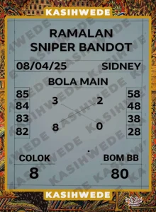 Syair SDY 8 April 2025