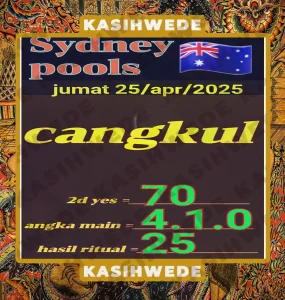 Syair SDY 25 April 2025