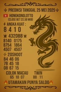 Syair HK 25 Mei 2025