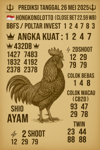 Syair HK 26 Mei 2025