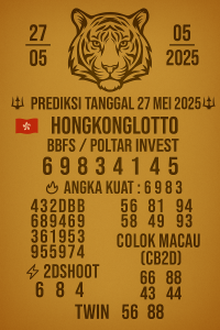 Syair HK 27 Mei 2025