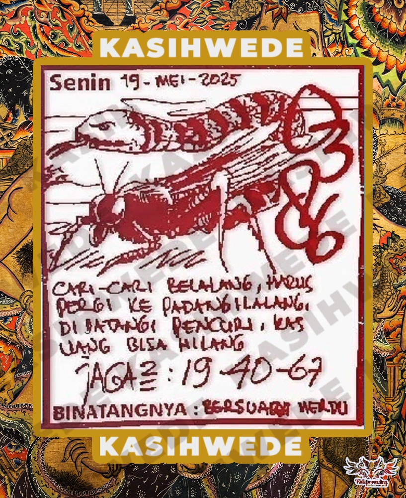 Syair SGP 19 Mei 2025