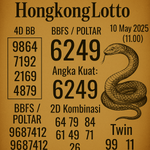Syair HK 10 Mei 2025
