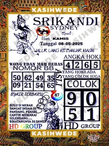 Syair SDY 8 Mei 2025