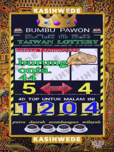 Syair HK 13 Mei 2025
