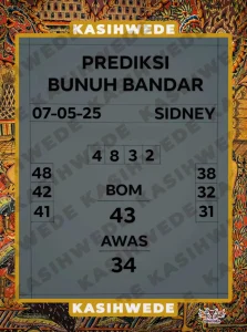 Syair SDY 7 Mei 2025