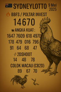 Syair SDY 9 Mei 2025