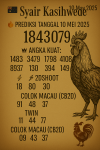 Syair SDY 10 Mei 2025