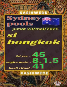 Syair SDY 23 Mei 2025