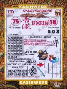 Syair HK 17 Mei 2025