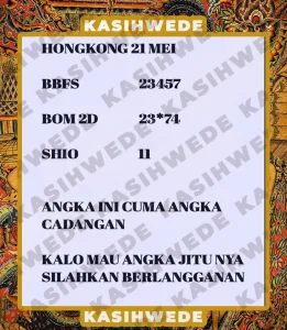 Syair HK 21 Mei 2025