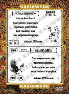 Syair SDY 5 Mei 2025