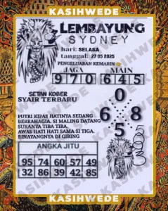 Syair SDY 27 Mei 2025