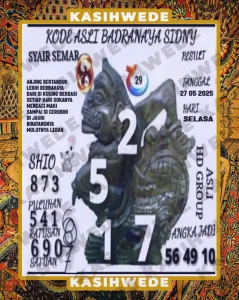 Syair SDY 27 Mei 2025