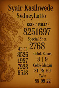 Syair SDY 8 Mei 2025