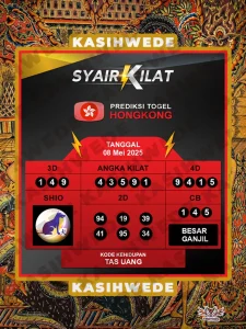 Syair HK 8 Mei 2025