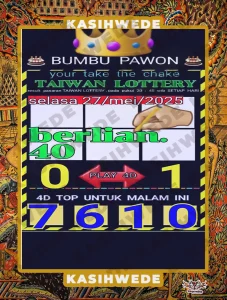 Syair HK 27 Mei 2025