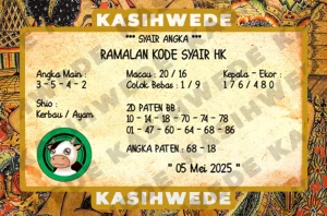 Syair HK 6 Mei 2025