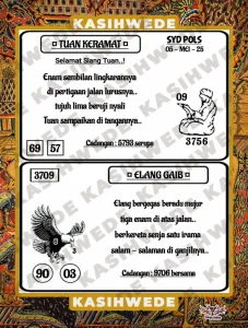 Syair SDY 5 Mei 2025