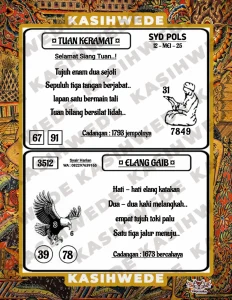 Syair SDY 12 Mei 2025