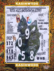 Syair SDY 13 Mei 2025