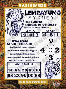 Syair SDY 16 Mei 2025