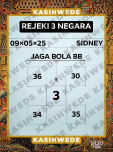 Syair SDY 9 Mei 2025