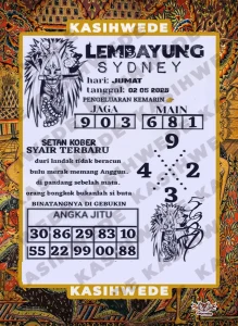 Syair SDY 2 Mei 2025