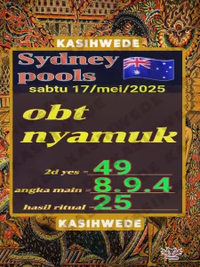 Syair SDY 17 Mei 2025