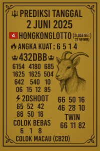 Syair HK 2 Juni 2025