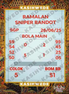 Syair SGP 26 Juni 2025