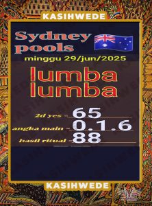 Syair SDY 29 Juni 2025