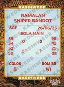Syair SGP 26 Juni 2025