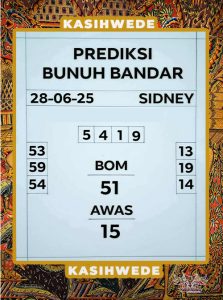 Syair SDY 28 Juni 2025