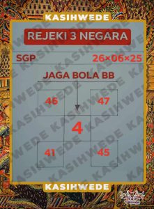 Syair SGP 26 Juni 2025