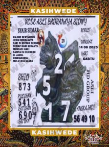 Syair SDY 13 Juni 2025 