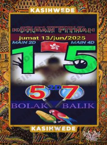 Syair HK 13 Juni 2025 