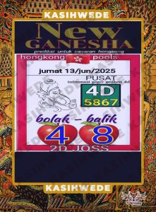 Syair HK 13 Juni 2025 