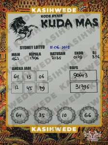 Syair sdy 11 Juni 2025 