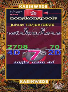 Syair HK 13 Juni 2025 