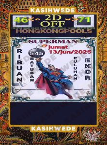 Syair HK 13 Juni 2025 