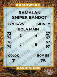 Syair SDY 27 Juni 2025