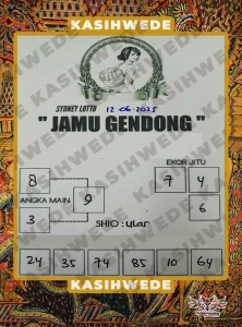 Syair SDY 12 Juni 2025