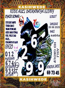 Syair SDY 28 Juni 2025