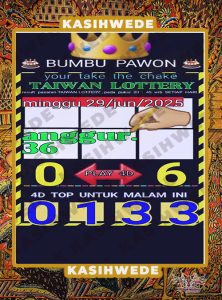Syair HK 29 Juni 2025