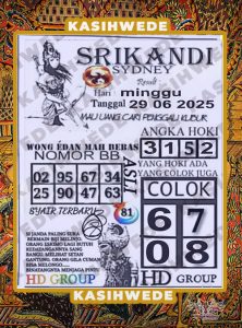 Syair SDY 29 Juni 2025