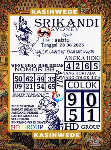 Syair SDY 28 Juni 2025
