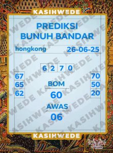 Syair HK 26 Juni 2025