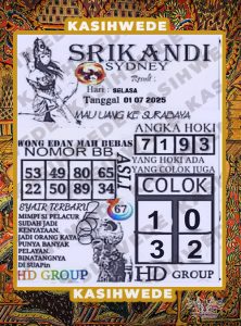 Syair SDY 1 Juli 2025